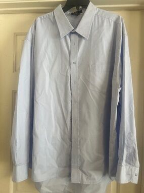 Long sleeve pale blue shirt